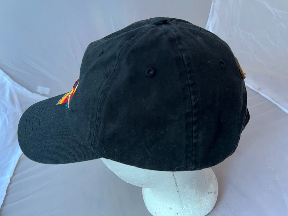 Chapéu de algodão preto bordado geométrico asteca Pendleton - Imagem 4 de 4