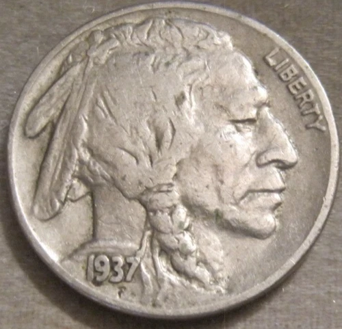 SELLING AS SHOWN - 1937 S BUFFALO NICKEL *** 396