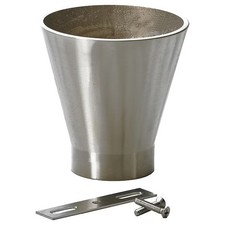 Jay R. Smith Manufacturing Sanitary Drain,4x4-1/2 in.,Nickel Bronze 3580NB Jay