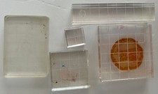 Acrylic Blocks For Mounting Stamps Lot of 5 Diff Sizes, crafting PROVO CRAFT