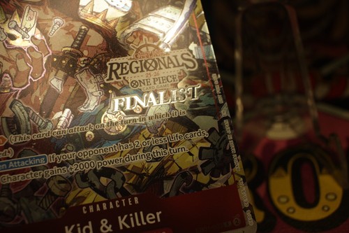 ONE PIECE TCG KID & KILLER EB01-003 Offline Regional FINALIST CARD 2025 Vol.2 - Picture 18 of 24
