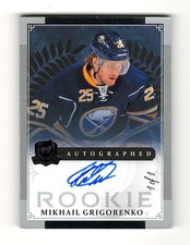 2013/14 Upper Deck UD The Cup Mikhail Grigorenko Black Rookie RC Auto 1/1