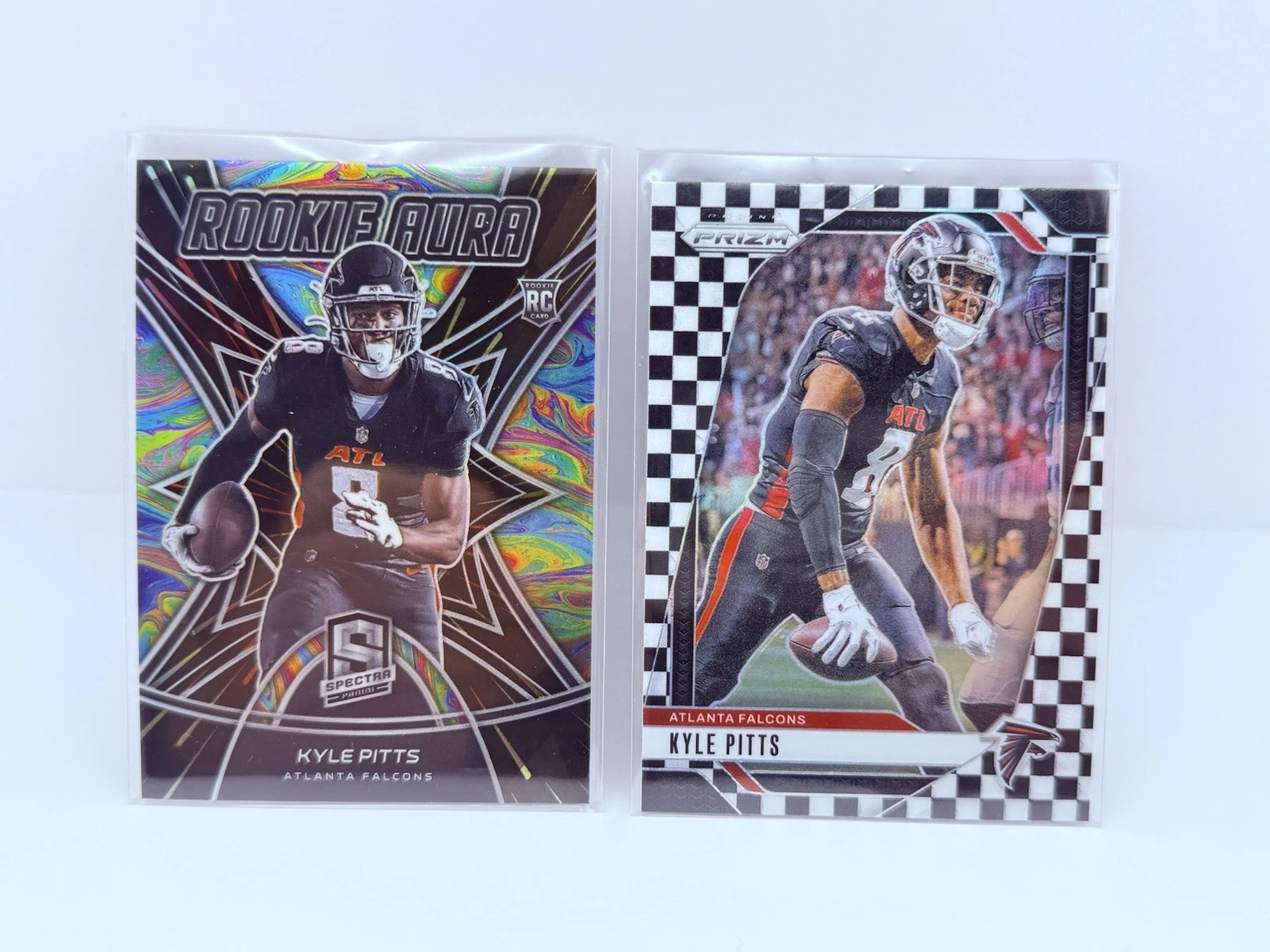 Kyle Pitts Panini Spectra Rookie Aura #RO15 Hyper