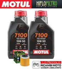Kit cutting 2 OIL [MOTUL] 7100 15w50 + FILTER Aprilia SXV 450 2006-2015