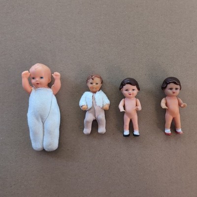 4 Puppen aus DDR Zeiten  Ari Puppenstube doll house