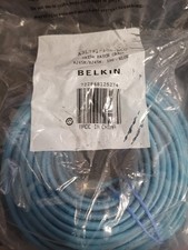 Belkin 100ft Blue CAT5E Patch Cable RJ45M/RJ45M new 