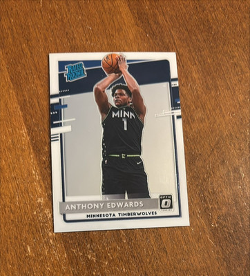 Anthony Edwards 2020-21 Panini Optic Rated Rookie #151 Timberwolves Georgia RC