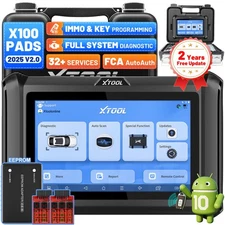 XTOOL X100 PAD S V2.0 IMMO Key Programming Tool Full System Diagnostic Scanner