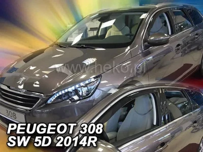 HEKO Déflecteurs de vent d'air pour PEUGEOT 308 II 5 porte 2014-2021 4pcs S - Photo 1/3