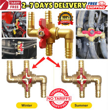 34 Car Heater Control Valve Air Conditioning Bypass Ball Valve Brass Fitting