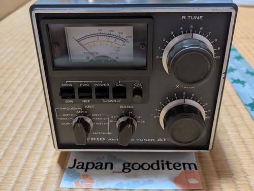Kenwood TRIO AT-200 Ham Radio Antena Tuner Wbudowany miernik mocy SWR 200W - Zdjęcie 2 z 20