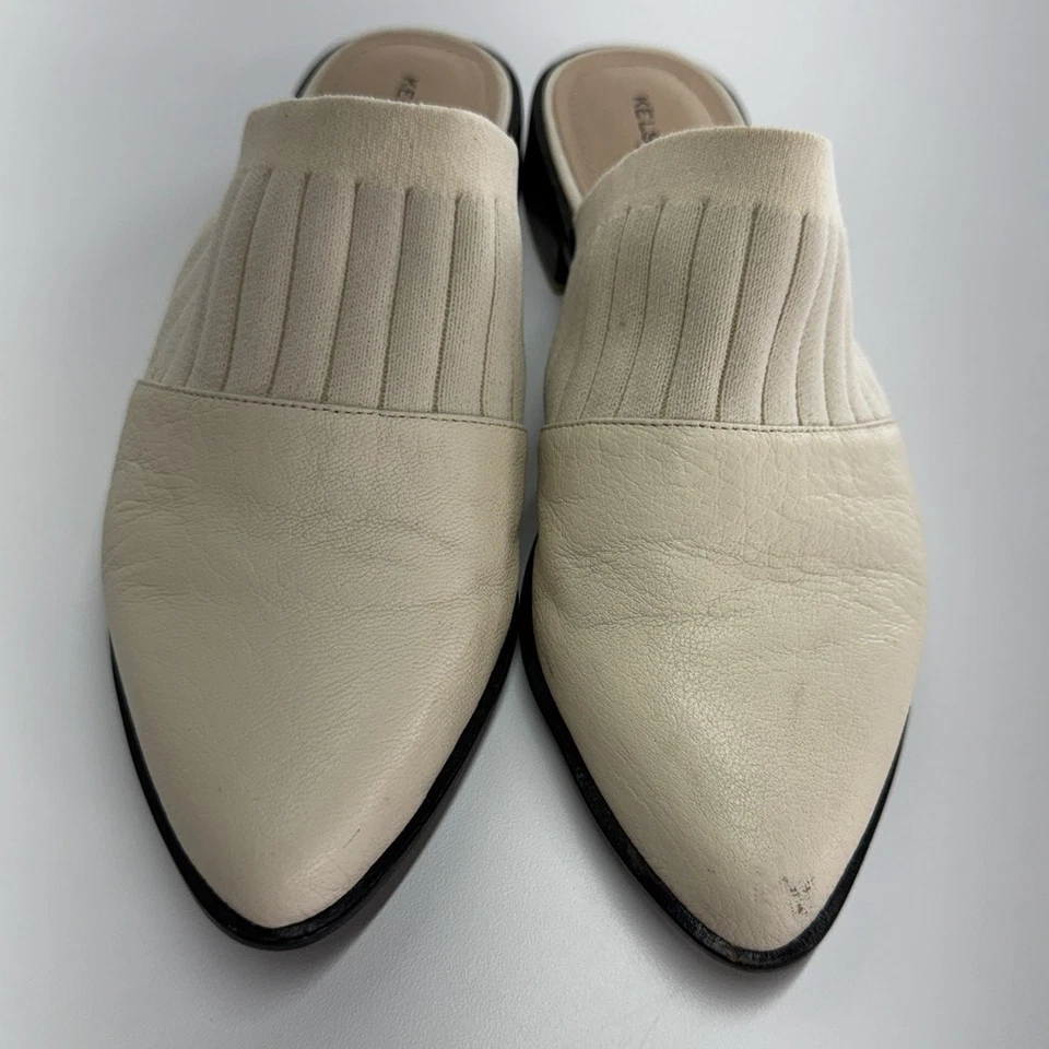Zapatos Kelsi Dagger para mujer talla 8 crema Brooklyn mocasines sin cordones punta puntiaguda Foto 2 de 4