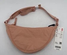 UNIQLO Round Ultra MINI Shoulder Crossbody Zipper 2L Bag 12 PINK NWT !