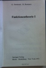 Funktionentheorie; Teil: 1. Heidelberger Tasc...