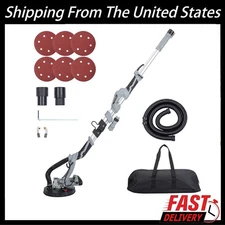 Electric Drywall Sander Machine 710W Variable Speed Sanding Machine Vacuum NEW