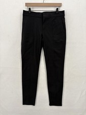 Athleta Wander Stash Skinny Pants Womens 8 Black Stretch Nylon Ankle Career Gym