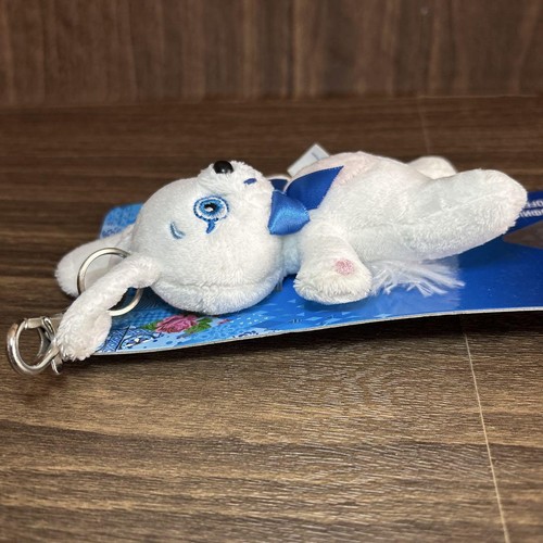 Portachiavi peluche coniglietto olimpiadi Sochi 2014 usato da collezione piccola figurina - Foto 4 di 13