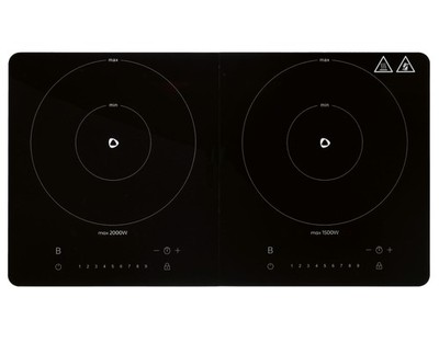 SILVERCREST Doppelinduktionskochplatte Kochfeld 3500W 3500 SID F1 *B-Ware