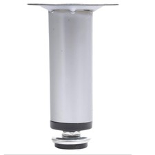 Image of FURNITURE FEET METAL CHROME LEGS FOR SOFAS BEDS CHAIRS STOOLS CABINET GLIDES