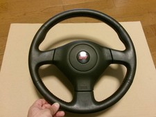 Subaru Impreza Wrx Gdb Kouki Sti Steering Wheel Red Stitch Legacy Bp5 Jdm