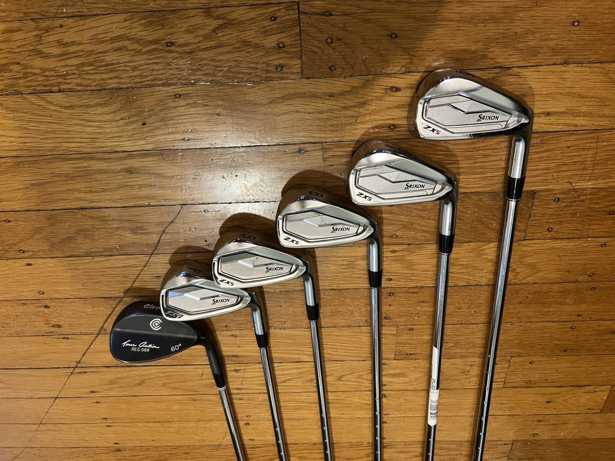 5/07×15 6/07×15 オキシ6%×2 MINT Srixon ZX5 Irons 6-PW 105g Stiff & SW Cleveland | eBay