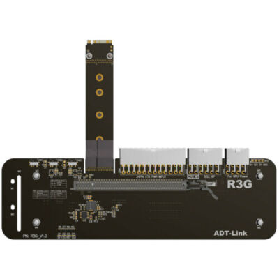 R43SG M.2 Key M Graphics Card Bracket PCIe 3.0 x4 x16 Riser Cable 32Gbs NEW Lot