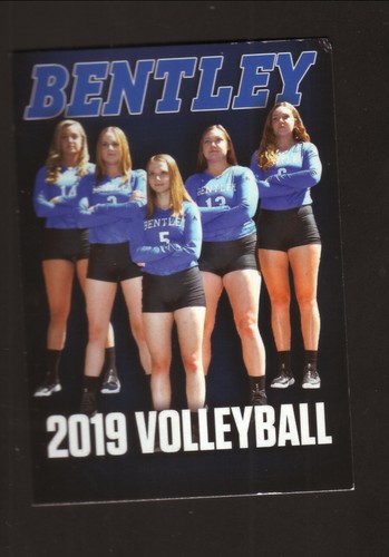 Bentley Falcons--2019 Volleyball Pocket Schedule - Picture 1 of 1