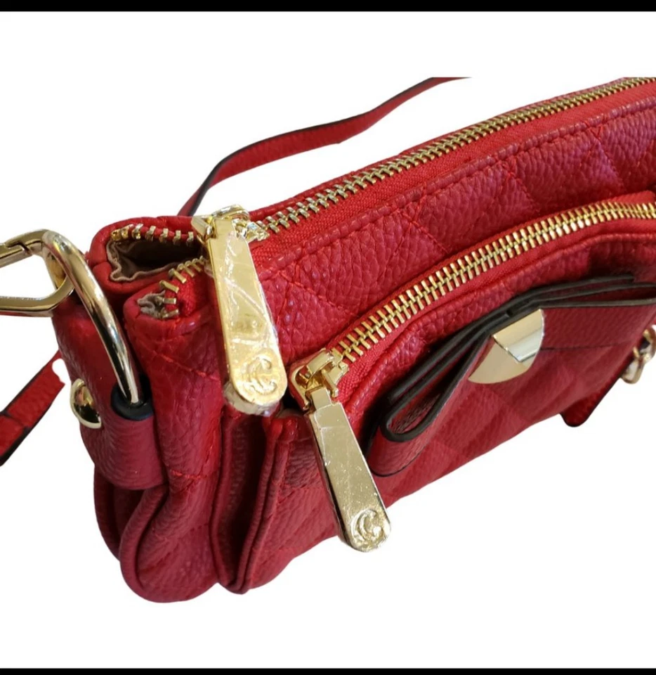 Charming Charlie красный бант маленький через плечо сумочка новый без ЯРЛЫКОВ * Бесплатная доставка * - Изображение 4 из 4