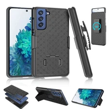For Samsung Galaxy S20 FE Case / S21 FE Phone Case Belt Clip Holster Combo Cover