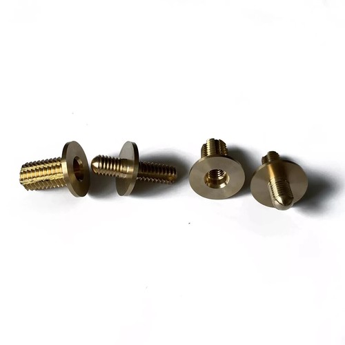 Bastone da passeggio canna ottone accoppiatore connettore vite giunto pin set - Foto 3 di 3