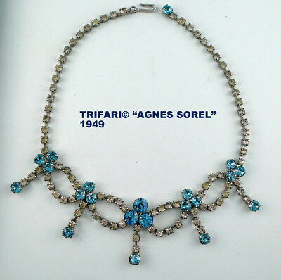 TRIFARI  Collier ''AGNES SOREL'' , USA 1949