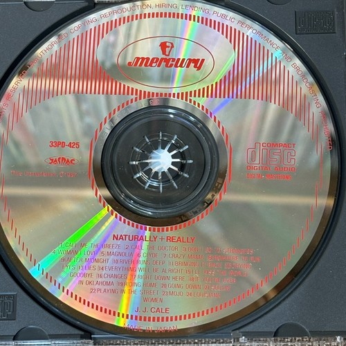 J.J. CALE Naturally + Really JAPAN 2 in 1 CD 33PD-425 w/ PS BOOKLET 1988 issue - Picture 5 of 10