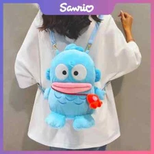 Hangyodon Plush Doll Backpack Storage Bag Cute Shoulder Bag Girl Gift