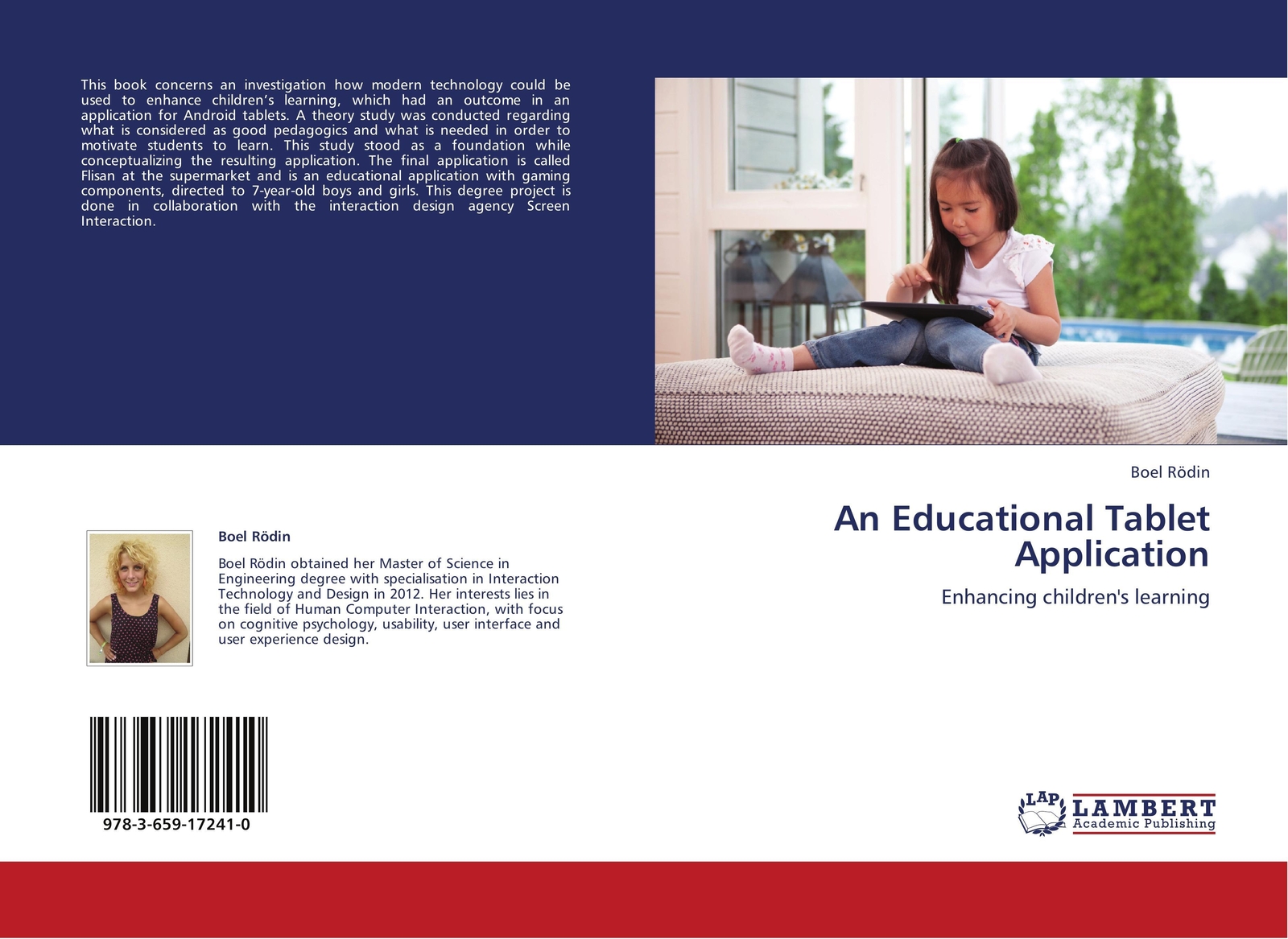 Boel Rödin | An Educational Tablet Application | Taschenbuch |