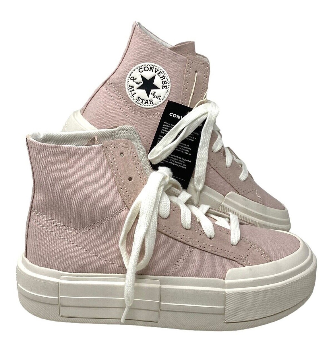 Converse Chuck Taylor Cruise Shoes High Canvas Suede Pink Sneakers