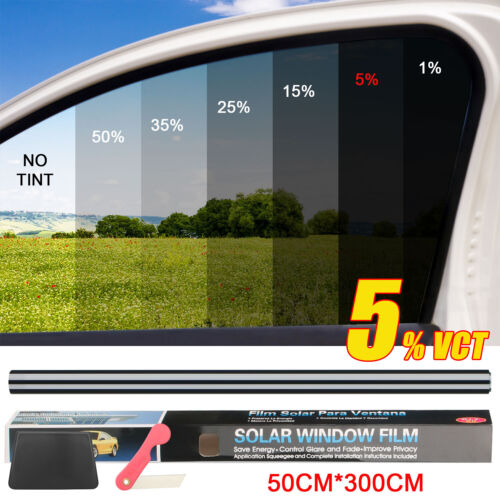 Window Tint Film Roll 20" x 10ft with 5%/15%/25%/35% VLT Car Office&Commercial - Picture 9 of 14