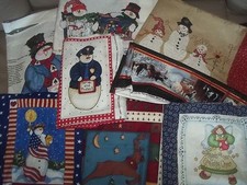 CHRISTMAS holiday WINTER PANEL Cotton QUILT Fabric U-PICK see listing for info