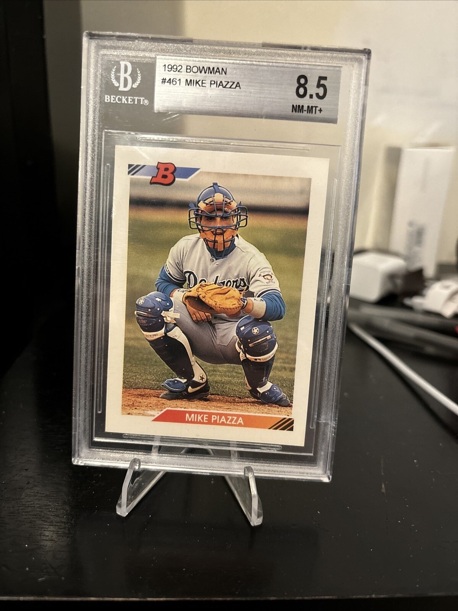 その他 92 bowman mike piazza rc GM!! 1992 Bowman #461 Mike Piazza RC Rookie BGS 8.5 LOS ANGELES