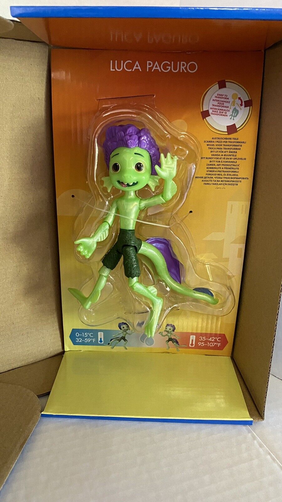 Disney Pixar Luca Alberto Scorfano 6 Action Figure Color Changing Fins,  Boxed Mattel - ToyWiz