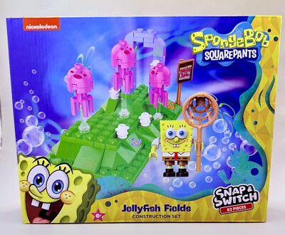 Snap & Switch SpongeBob SquarePants Jellyfish Fields 82 Pieces NISB