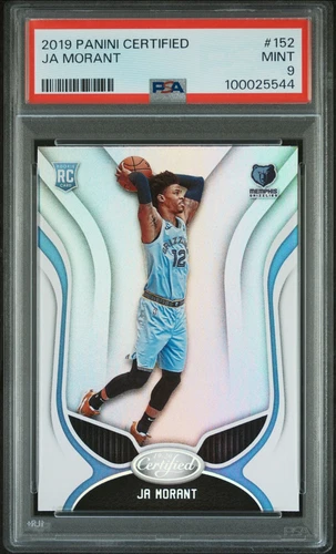 2019-20 Panini Certified Basketball Rookies #152: Ja Morant Base