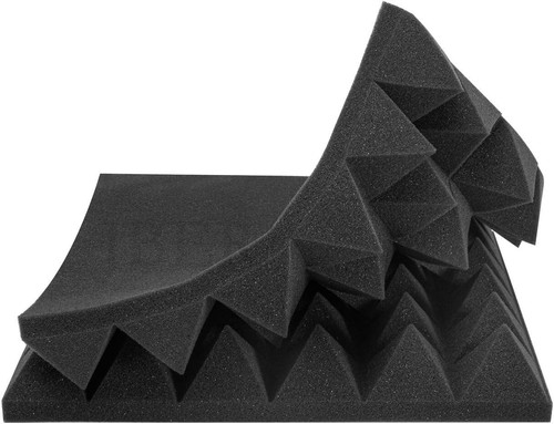 Fireproof 2" Thick Acoustic Panels - Blue & Anthracite Sound Absorbers (24 Pack) - Picture 8 of 9