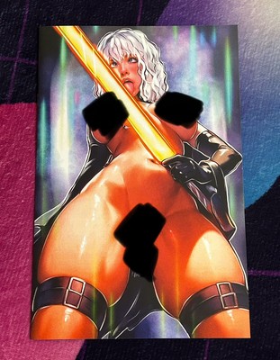 Totally Rad Wars Shin Hati Lightsaber Virgin Variant Cover NM Alita Moon