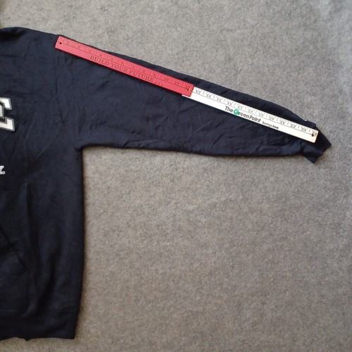 Champion Hoodie Mens Medium Navy Blue Yale University Logo Spell Out Pullover - Picture 10 of 16