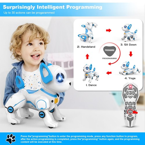 Remote Control Robot Dog Toy, RC Programmable Smart Interactive Robotic Pet, RC - Picture 6 of 7