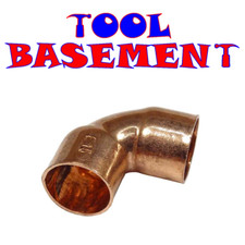 15mm & 22mm Copper Endfeed Fittings -  Elbow/Tee/Straights/Stops/45°/Reducers