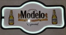 Modelo Especial Lager Mexican Beer 17" x 10"  promotional Led Neon Light Sign.