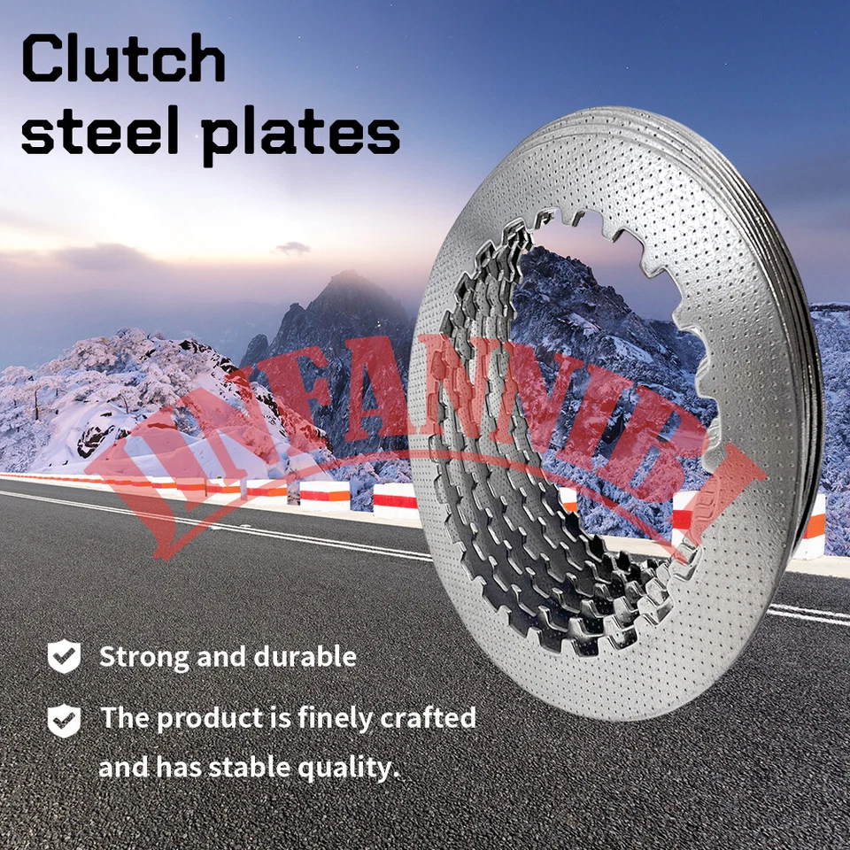 Clutch Kit Springs & Cover Gasket & Spark Plugs For Honda Shadow ACE Spirit 750 - Image 4 of 4