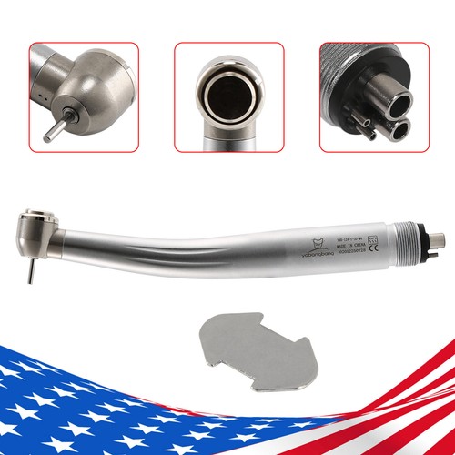 1-10X Dental Alta Velocidad / 45° LED E-generador Turbina Pieza de Mano / SIN LED 4 Agujeros - Imagen 24 de 46