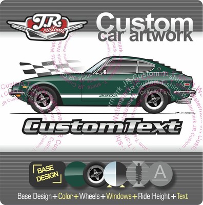Custom 69 1970 71 1972 73 S30 Datsun 240z 240 Z Nissan Fairlady Art For T Shirt Ebay Custom 69 1970 71 1972 73 S30 Datsun 240z 240 Z Nissan Fairlady Art For T Shirt Ebay
